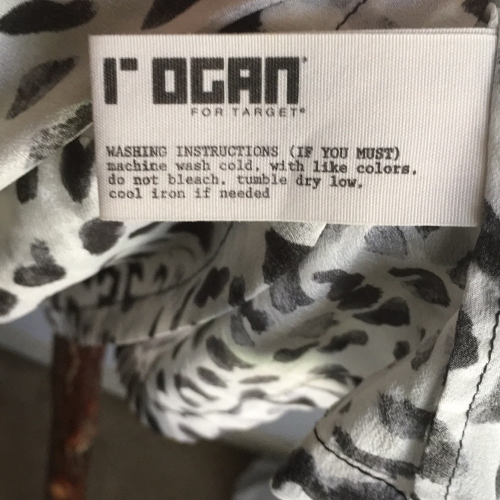 RARE I’Ogan for Target silk Leopard dress M - Picture 6 of 7